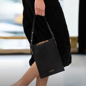 Rokh Iconic File Leather Shoulder Bag